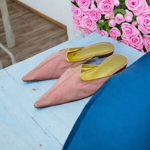 Lambertson Truex suede mules, size 39.5 / 8.5 US